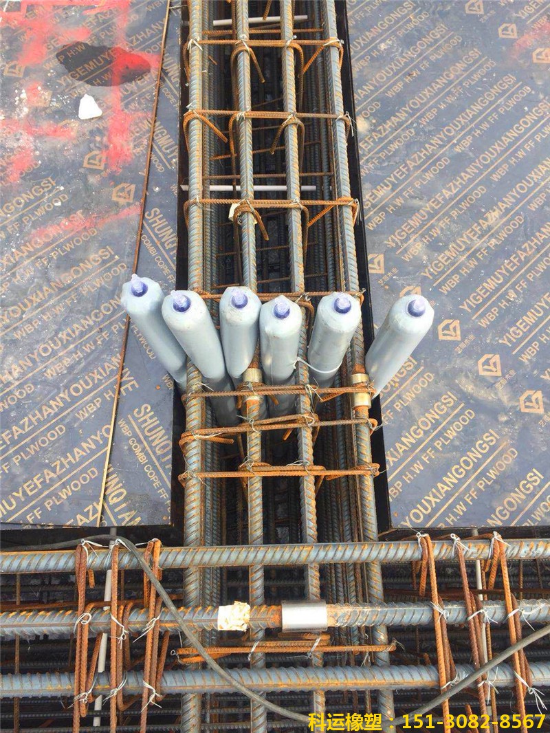 高低標號混凝土隔斷氣囊